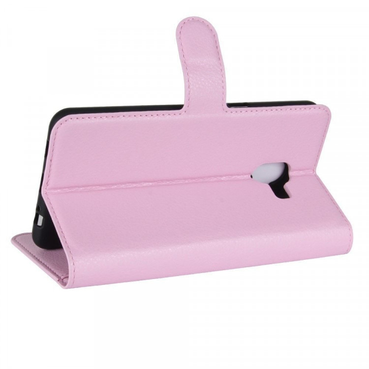 Чехол с визитницей для Samsung Galaxy C10 (розовый)