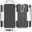 Чехол Hybrid Armor для Xiaomi Redmi Note 8 Pro (черный + белый)