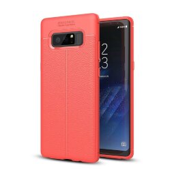 Чехол-накладка Litchi Grain для Samsung Galaxy Note 8 (красный)