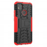 Чехол Hybrid Armor для Xiaomi Redmi 9C (черный + красный)