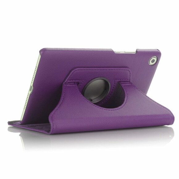 Поворотный чехол для Huawei MediaPad M5 Lite 8 / Honor Pad 5 8.0 (фиолетовый) Поворотный чехол для Huawei MediaPad M5 Lite 8 / Honor Pad 5 8.0 (фиолетовый)