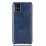 Кожаная накладка-чехол для Samsung Galaxy M31s (синий)