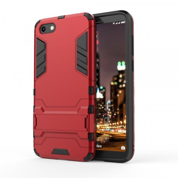 Чехол Duty Armor для Huawei Y5 Prime (2018) / Y5 lite (2018) / Huawei Honor 7A (DUA-L22) Российская версия (красный)