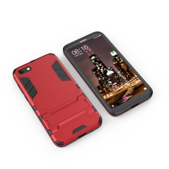 Чехол Duty Armor для Huawei Y5 Prime (2018) / Y5 lite (2018) / Huawei Honor 7A (DUA-L22) Российская версия (красный) Чехол Duty Armor для Huawei Y5 Prime (2018) / Y5 lite (2018) / Huawei Honor 7A (DUA-L22) Российская версия (красный)