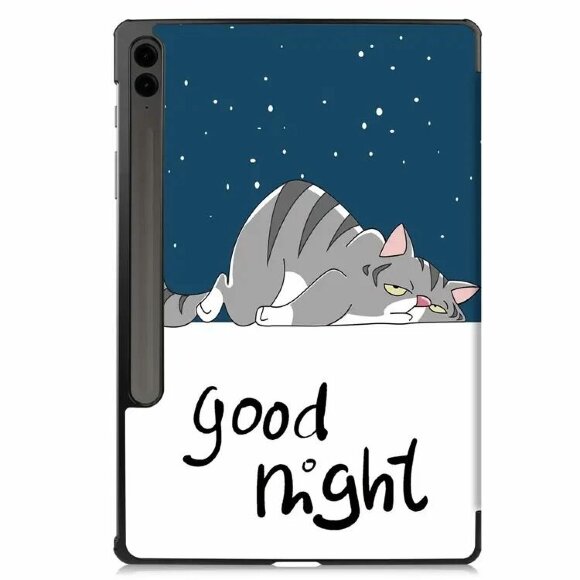 Чехол Smart Case для Samsung Galaxy Tab S9 FE+ (Plus) (Good Night Cat) Чехол Smart Case для Samsung Galaxy Tab S9 FE+ (Plus) (Good Night Cat)