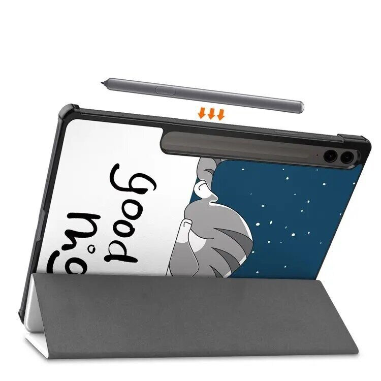 Чехол Smart Case для Samsung Galaxy Tab S9 FE+ (Plus) (Good Night Cat)