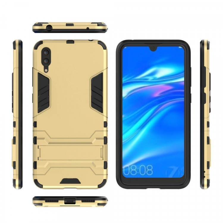 Чехол Duty Armor для Huawei Enjoy 9 / Huawei Y7 Pro (2019) (золотой)