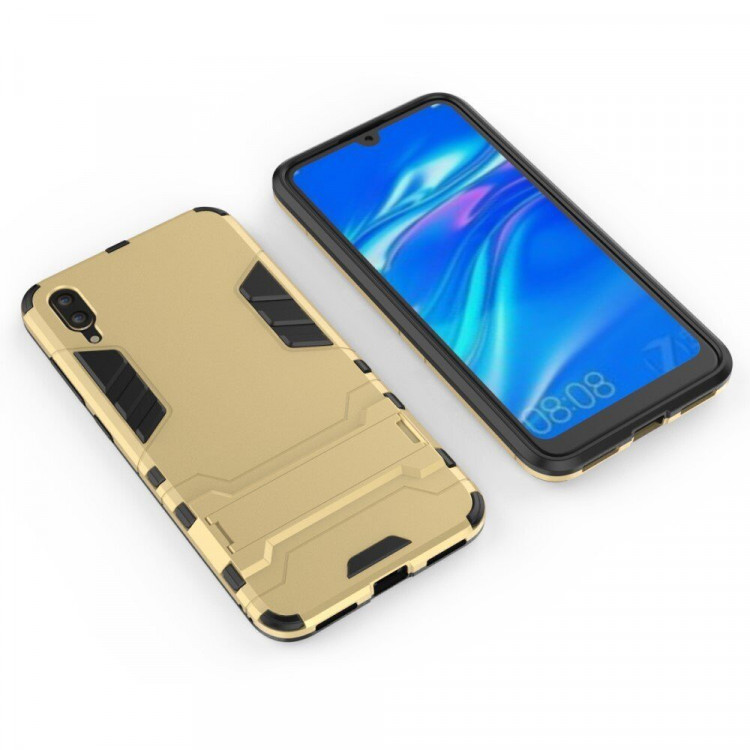 Чехол Duty Armor для Huawei Enjoy 9 / Huawei Y7 Pro (2019) (золотой)