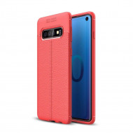 Чехол-накладка Litchi Grain для Samsung Galaxy S10 (красный) Чехол-накладка Litchi Grain для Samsung Galaxy S10 (красный)