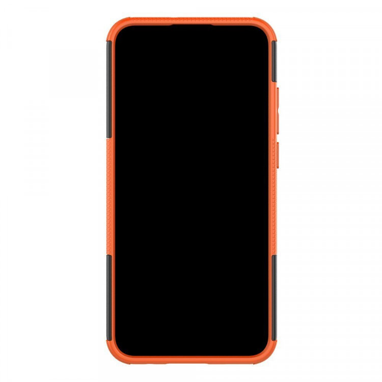 Чехол Hybrid Armor для Huawei P Smart+ (Plus) 2019 / Enjoy 9s / Honor 10i (черный + оранжевый)