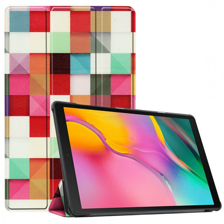 Чехол Smart Case для TCL NxtPaper 10s / TCL TAB 10s 4G 9080G (2021) 10,1 дюйм (Colorful Grids)