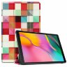 Чехол Smart Case для TCL NxtPaper 10s / TCL TAB 10s 4G 9080G (2021) 10,1 дюйм (Colorful Grids)