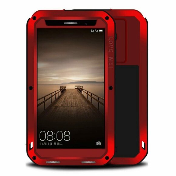 Гибридный чехол LOVE MEI для Huawei Mate 9 (красный)