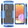 Чехол Hybrid Armor для Samsung Galaxy A33 5G (черный + голубой)
