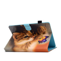Универсальный чехол Coloured Drawing для планшета 10 дюймов (Butterfly Cat)