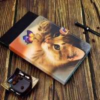 Универсальный чехол Coloured Drawing для планшета 10 дюймов (Butterfly Cat)