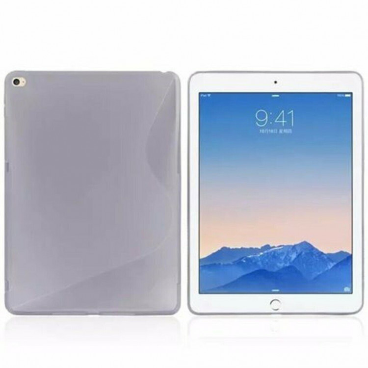 Чехол из мягкого пластика для iPad Air 2 (серый)