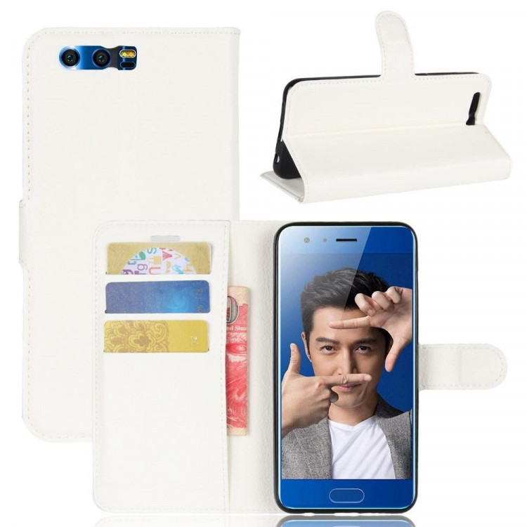 Чехол с визитницей для Huawei Honor 9 (белый)