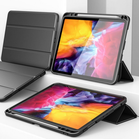 Чехол Drop-Resistant для Apple iPad Pro 12.9 (Серия - 2020 года) (черный)