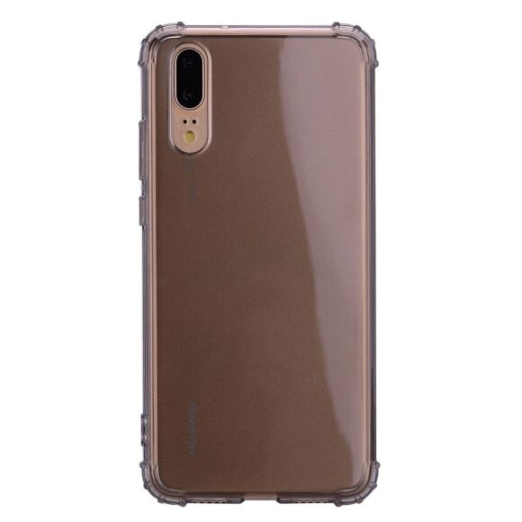 Силиконовый чехол с усиленными бортиками для Huawei P20 (черный) Силиконовый чехол с усиленными бортиками для Huawei P20 (черный)