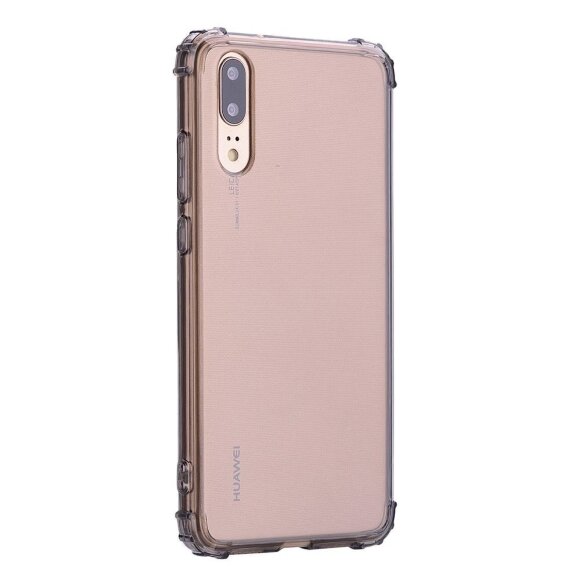 Силиконовый чехол с усиленными бортиками для Huawei P20 (черный) Силиконовый чехол с усиленными бортиками для Huawei P20 (черный)