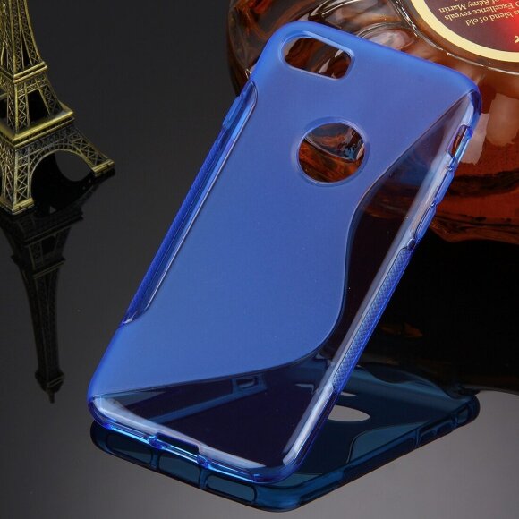 Нескользящий чехол для iPhone 7 / iPhone 8 (голубой) Нескользящий чехол для iPhone 7 / iPhone 8 (голубой)