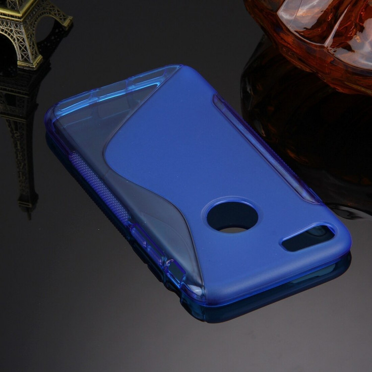 Нескользящий чехол для iPhone 7 / iPhone 8 (голубой)