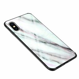 Чехол-накладка для iPhone X / iPhone XS (Marble Pattern)