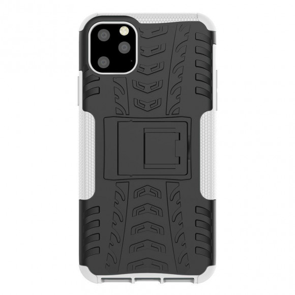 Чехол Hybrid Armor для iPhone 11 Pro Max (черный + белый)