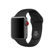 Спортивный ремешок для Apple Watch 42 и 44мм (черный)