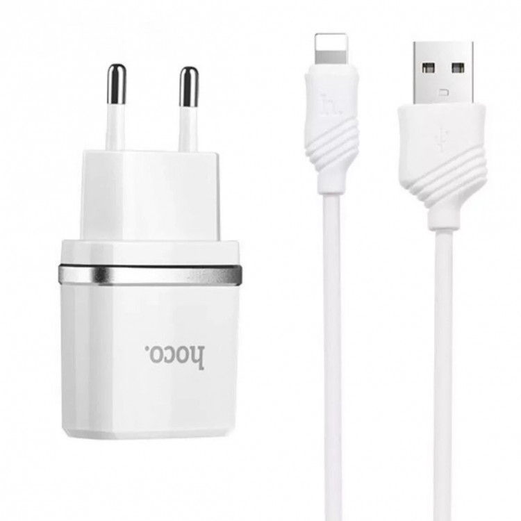 Зарядное устройство HOCO USB 2,4A с проводом micro usb