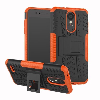 Чехол Hybrid Armor для LG K8 (2018) / K9 (черный + оранжевый)