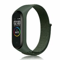 Нейлоновый ремешок для Xiaomi Mi Band 7 (армейский зеленый)