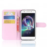 Чехол с визитницей для Alcatel idol 5S (розовый)