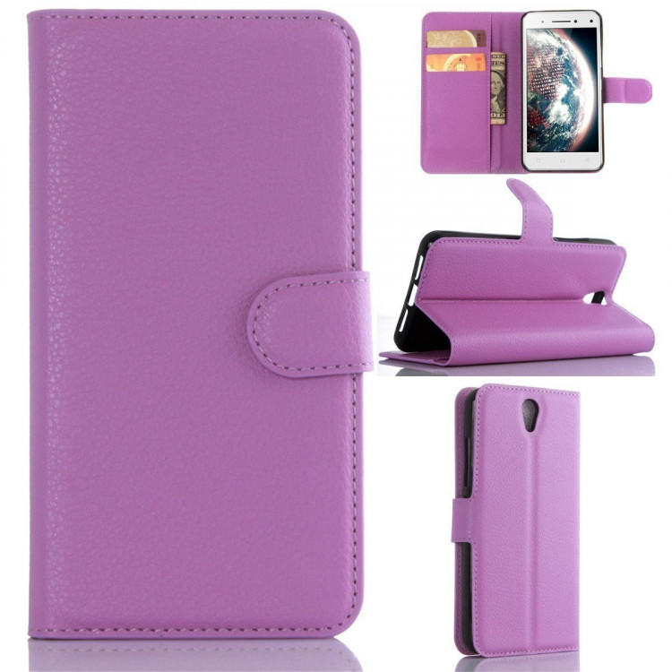 Чехол с визитницей для Lenovo Vibe S1 (фиолетовый)