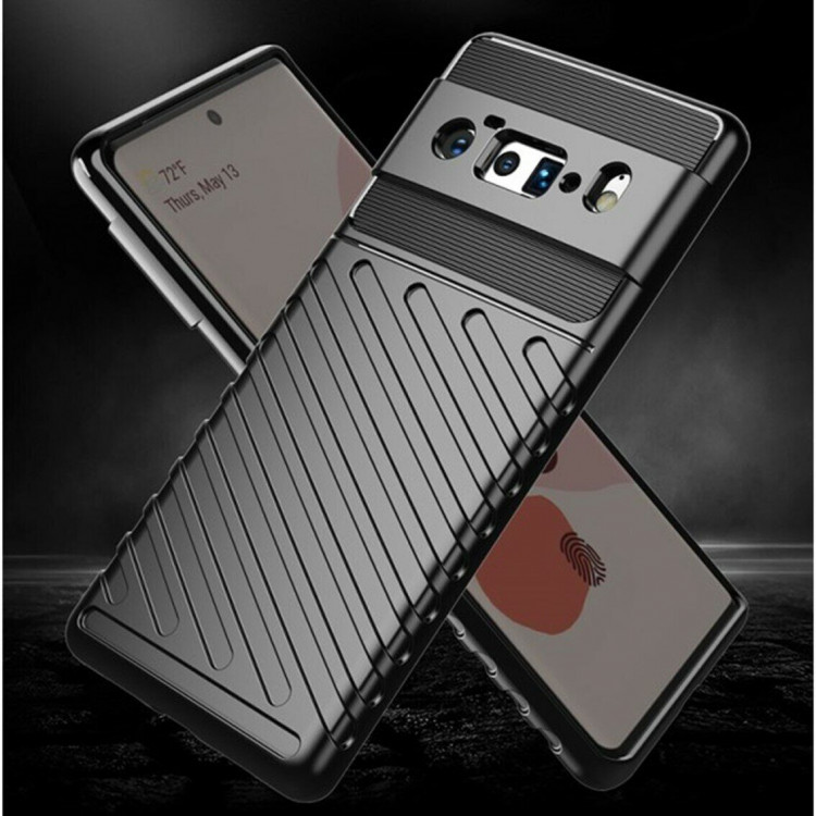 Чехол-накладка Thunder Series для Google Pixel 6 Pro (темно-зеленый)