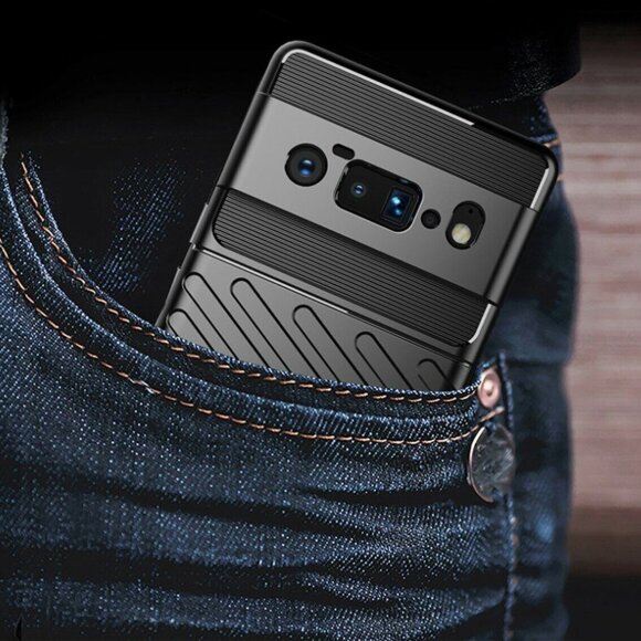 Чехол-накладка Thunder Series для Google Pixel 6 Pro (темно-зеленый) Чехол-накладка Thunder Series для Google Pixel 6 Pro (темно-зеленый)