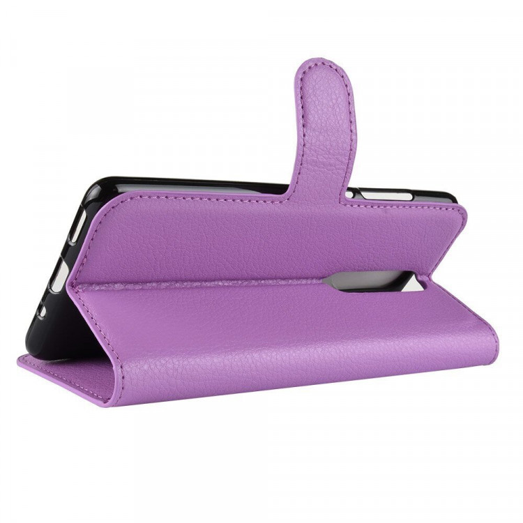 Чехол с визитницей для Nokia 5.1 (фиолетовый)