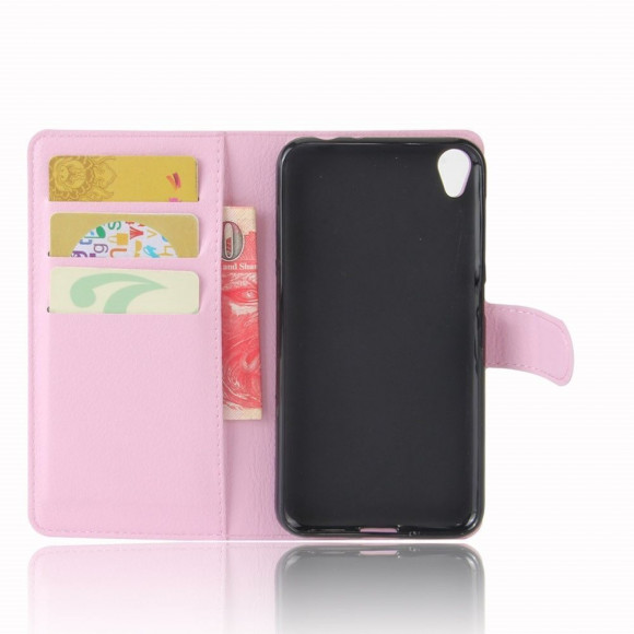Чехол с визитницей для ASUS ZenFone Live ZB501KL (розовый)