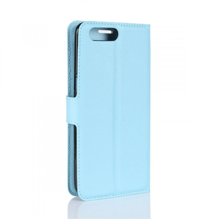Чехол с визитницей для Asus Zenfone 4 ZE554KL (голубой)