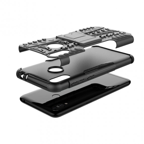 Чехол Hybrid Armor для ASUS Zenfone Max (M2) ZB633KL (черный) Чехол Hybrid Armor для ASUS Zenfone Max (M2) ZB633KL (черный)