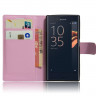 Чехол с визитницей для Sony Xperia X Compact (розовый)