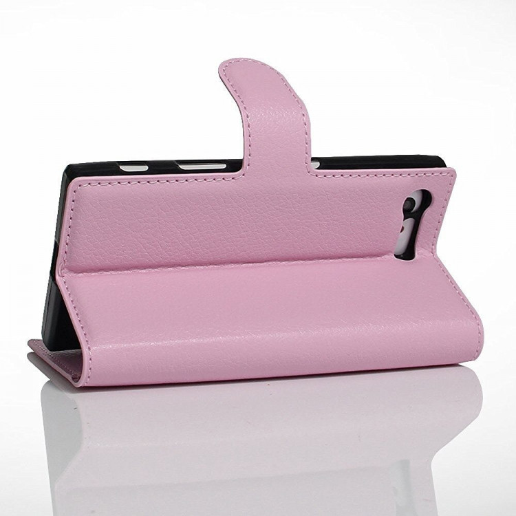 Чехол с визитницей для Sony Xperia X Compact (розовый)