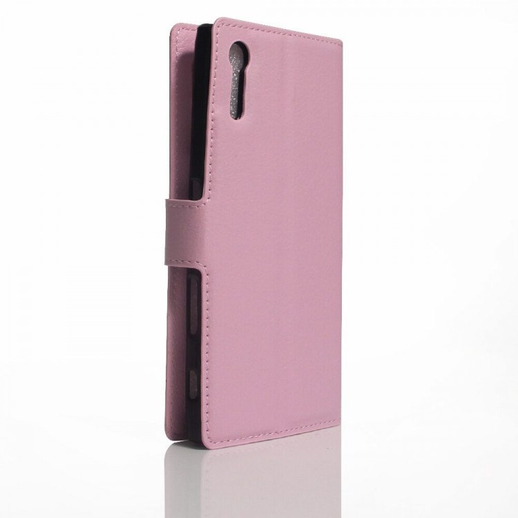 Чехол с визитницей для Sony Xperia XZ / XZs (розовый)
