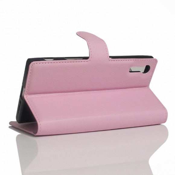 Чехол с визитницей для Sony Xperia XZ / XZs (розовый) Чехол с визитницей для Sony Xperia XZ / XZs (розовый)