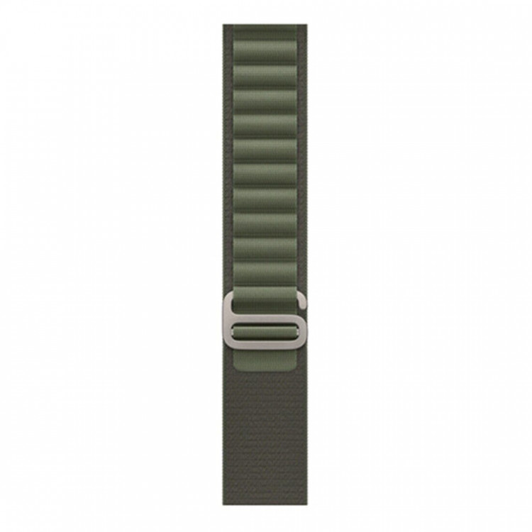 Ремешок Альпийская петля для Samsung Galaxy Watch 4 / Watch 5 / Watch 5 Pro (армейский зеленый)