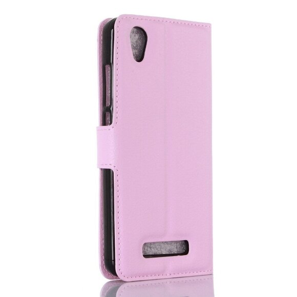 Чехол с визитницей для ZTE Blade X3 (розовый)