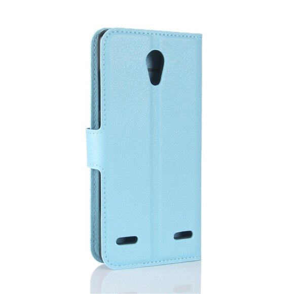 Чехол с визитницей для ZTE Blade A521 (голубой)