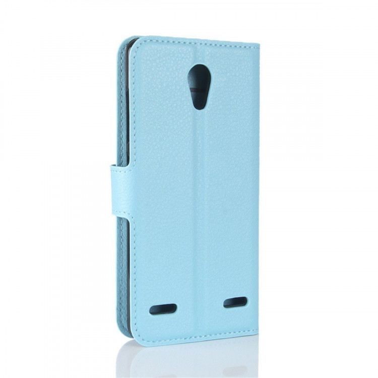Чехол с визитницей для ZTE Blade A521 (голубой)