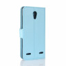 Чехол с визитницей для ZTE Blade A521 (голубой)